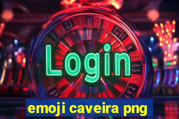 emoji caveira png